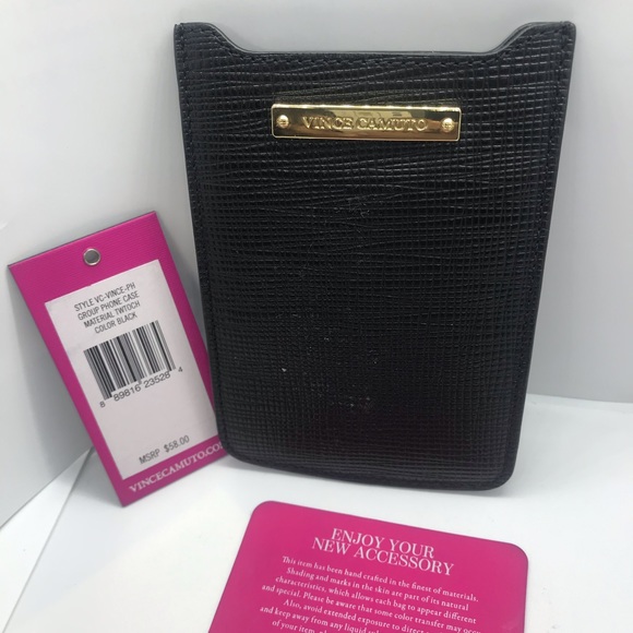 New Vince Camuto Phone Case Black - Picture 3 of 11